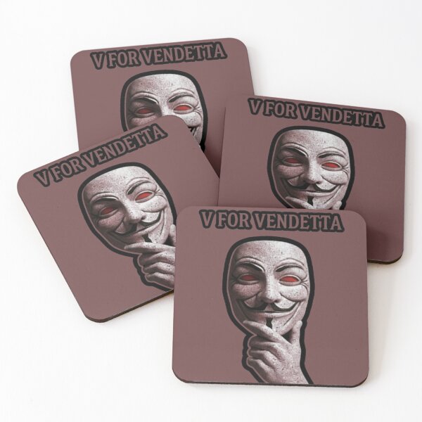 Item preview, Copy of We All Wear A Mask T-Shirt | Anonymous Mask Mosaic Art | Graphic V for Vendetta Design designed and sold by QUOTES FOR DAYS.