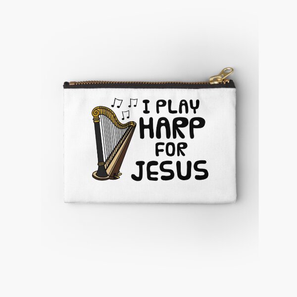 Item preview, I Play Harp For Jesus, Church Harpist String Musician designed and sold by doodlerob.