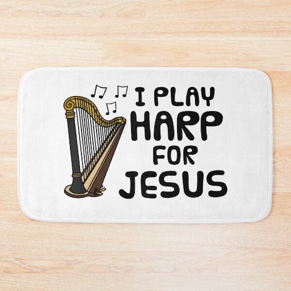 Item preview, I Play Harp For Jesus, Church Harpist String Musician designed and sold by doodlerob.