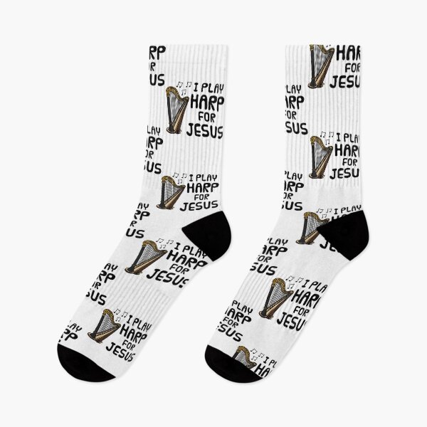 Item preview, I Play Harp For Jesus, Church Harpist String Musician designed and sold by doodlerob.
