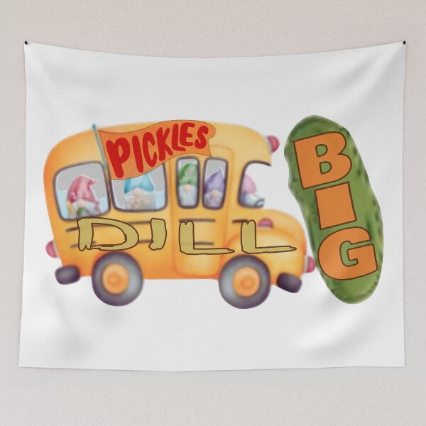 Item preview, Pickles Big Dill Bus Cartoon Tee designed and sold by DNC1134.
