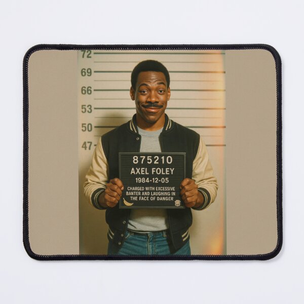 Item preview, Axel Foley (Eddie Murphy) Mugshot designed and sold by GorArt1.