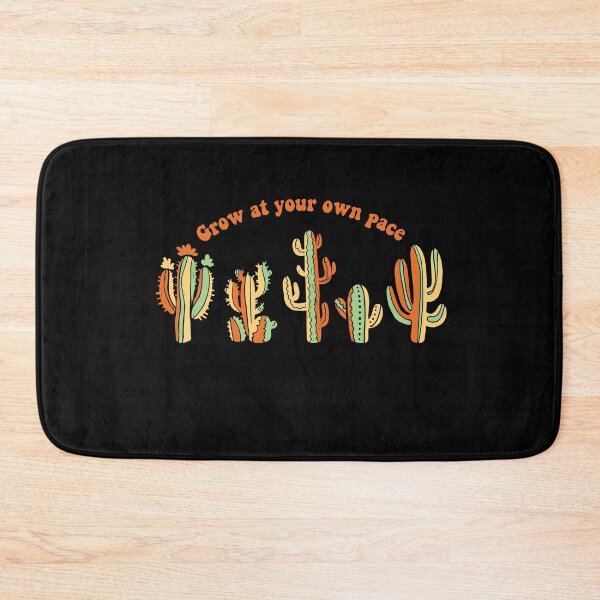 Item preview, Retro Botanical Cactus Growth Quote designed and sold by The secret storage room.