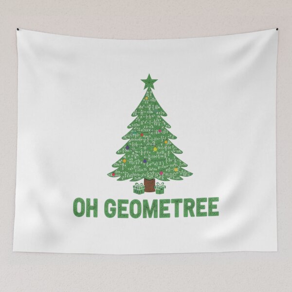Item preview, Geometree - A Math Lover's Christmas Tree designed and sold by InkImagination1.