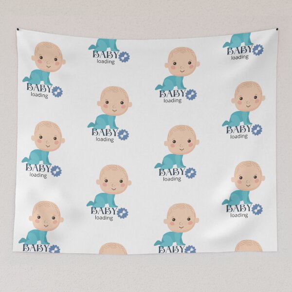 Item preview, Baby Is Loading – Funny Pregnancy Announcement T‑Shirt | Cute Mom To Be Tee designed and sold by Wild-Rose-.