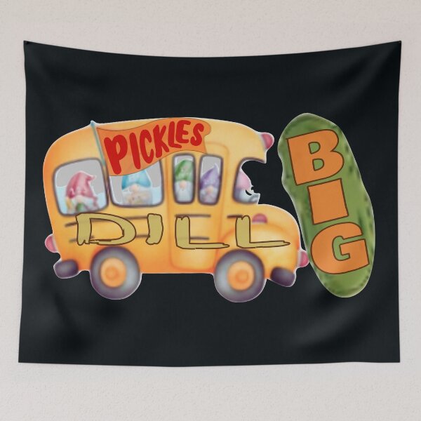 Item preview, Pickles Big Dill Bus Cartoon Tee designed and sold by DNC1134.