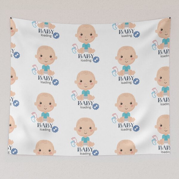 Item preview, Baby Is Loading – Funny Pregnancy Announcement T‑Shirt | Cute Mom To Be Tee designed and sold by Wild-Rose-.