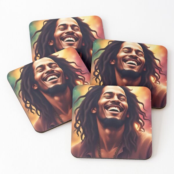 Item preview, Bob Marley – Reggae Legend Realistic illustration Portrait designed and sold by SHOCAMPOS DESIGNS .