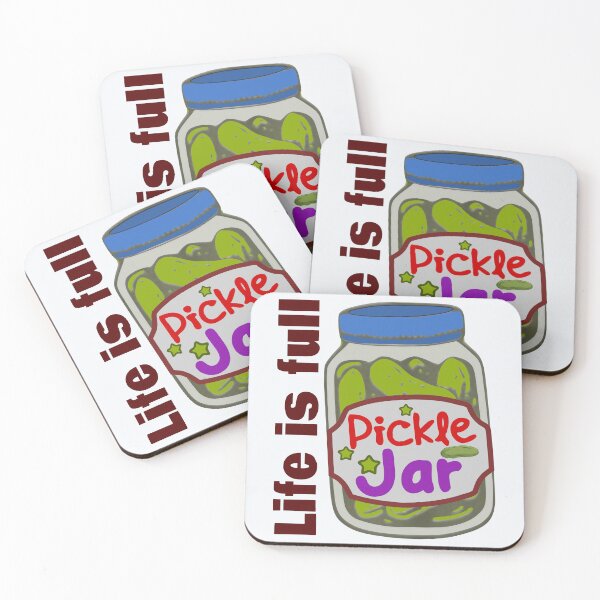 Item preview, Pickle Jar Life Is Full Retro Label designed and sold by DNC1134.