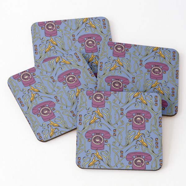 Item preview, Retro Nouveau is calling - blue-purple designed and sold by kobyakov.