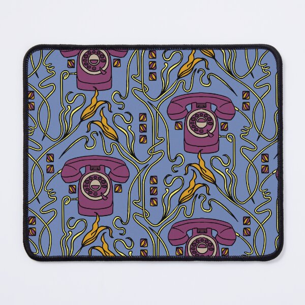 Item preview, Retro Nouveau is calling - blue-purple designed and sold by kobyakov.