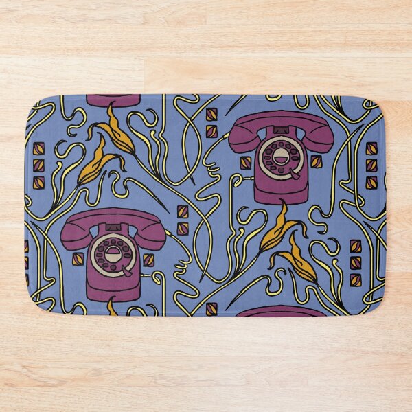 Item preview, Retro Nouveau is calling - blue-purple designed and sold by kobyakov.