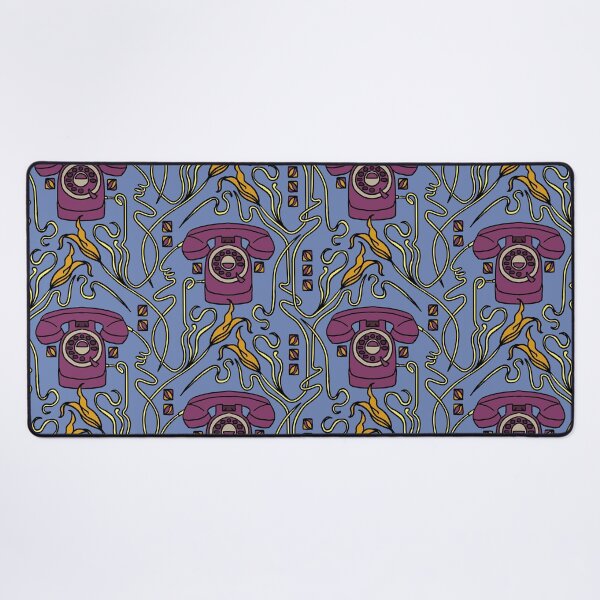 Item preview, Retro Nouveau is calling - blue-purple designed and sold by kobyakov.