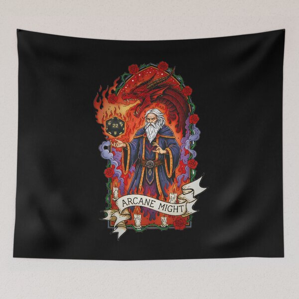 Item preview, Arcane Might Wizard - Fireball Spell designed and sold by CoffinsArt.