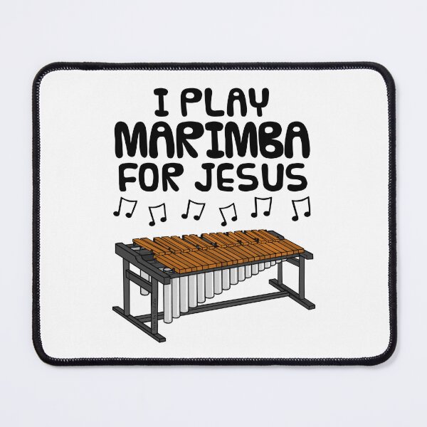 Item preview, I Play Marimba For Jesus, Percussionist Christian Musician designed and sold by doodlerob.
