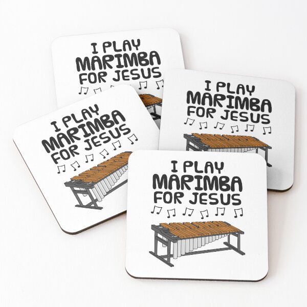 Item preview, I Play Marimba For Jesus, Percussionist Christian Musician designed and sold by doodlerob.