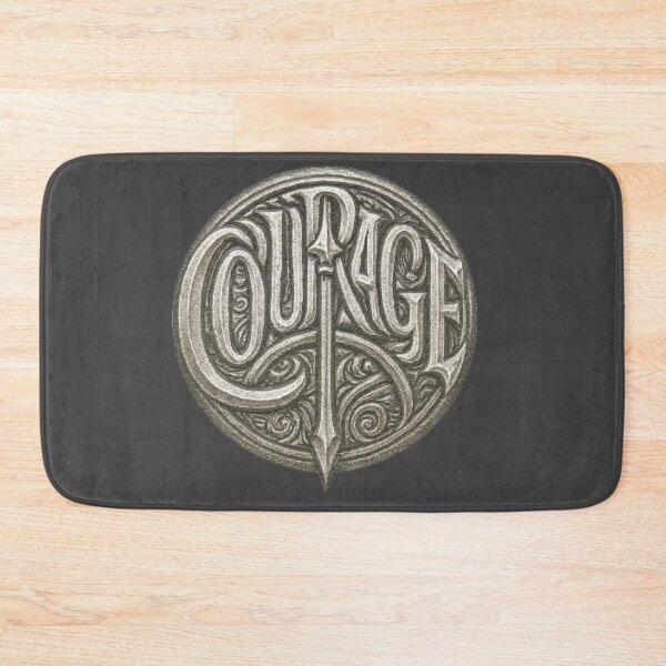 Item preview, Courage Medal Iron Strength Valor Honor Hero Achievement designed and sold by Kony83.