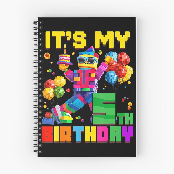 Item preview, Its My 5Th Fifth Birthday Building Brick 5 Years Old Boys designed and sold by TysonLangosh.