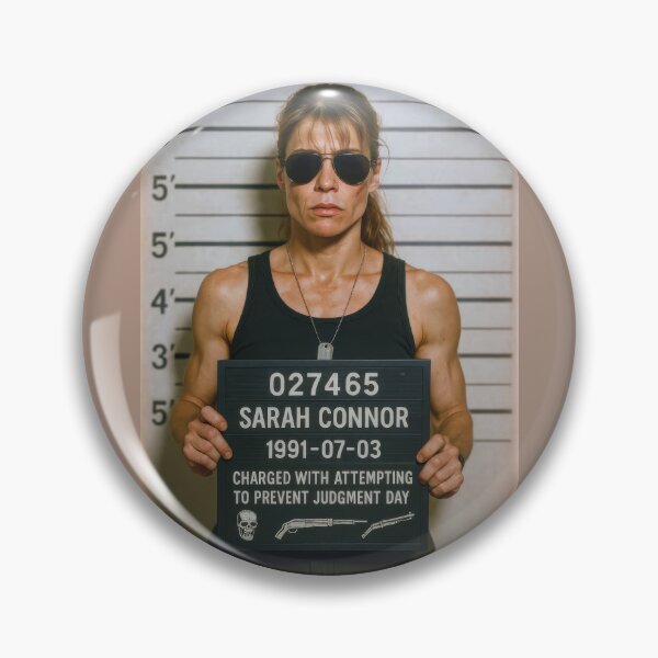 Artikelvorschau, Sarah Connor Polizeifoto entworfen und verkauft von GorArt1.