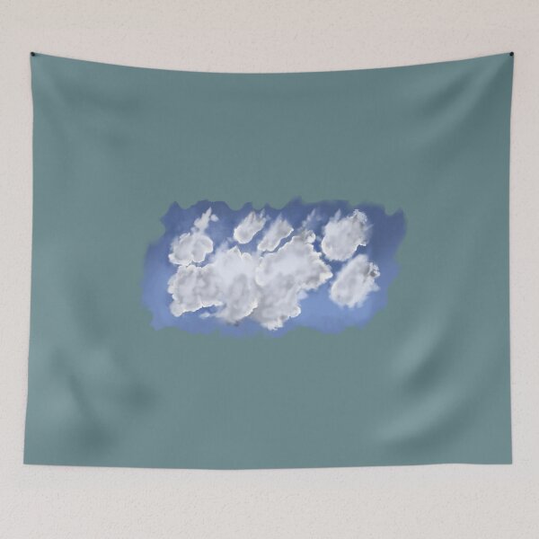 Item preview, Cloud Gazing – Autumn Sky Illustration designed and sold by Kyradem.
