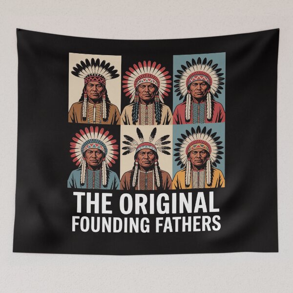 Item preview, The Original Founding Fathers Native American Indian Day designed and sold by portcrysral.