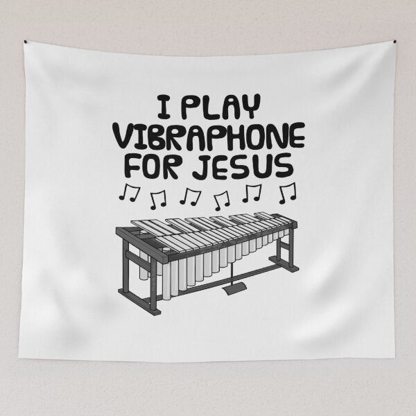 Item preview, I Play Vibraphone For Jesus, Vibraphonist Christian Musician designed and sold by doodlerob.