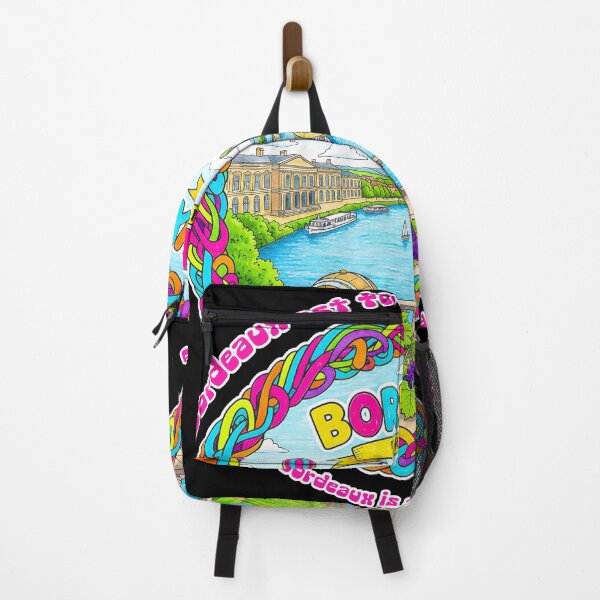 Item preview, Bordeaux est toujours une bonne idée – Bordeaux Is Always a Good Idea – Colorful Bordeaux Wine Country Art designed and sold by FrancophileFun.
