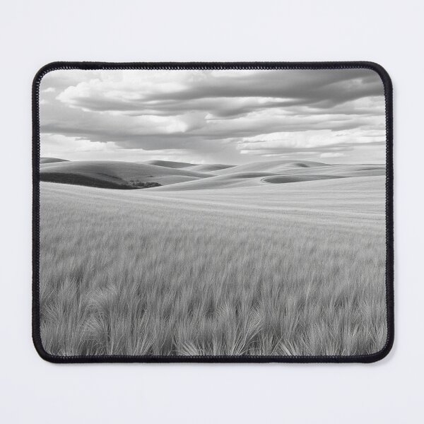 Item preview, Black and White Wheat Field Landscape Minimalist Wall Art designed and sold by EllDAV777.
