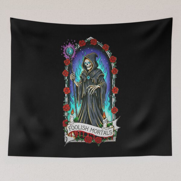 Item preview, Foolish Mortals Lich - Necromancer Skeleton designed and sold by CoffinsArt.