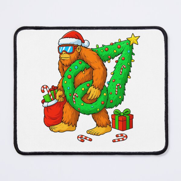 Item preview, Funny Bigfoot Christmas Tree Lights Santa Sasquatch 67 Meme designed and sold by SONBAN.