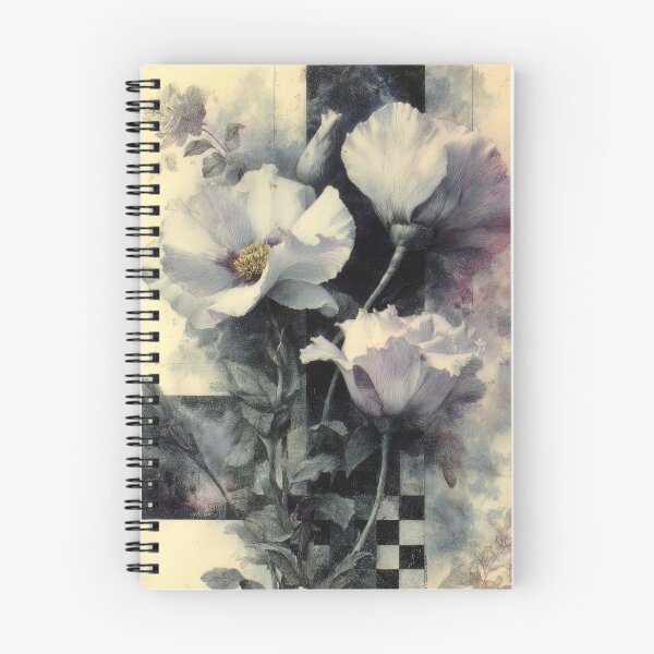 Item preview, “White Poppies Beneath the Patterned Veil” designed and sold by bloorose.