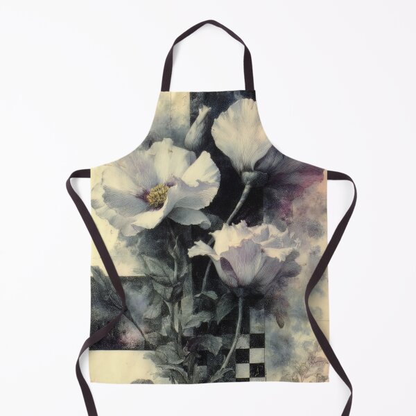 Item preview, “White Poppies Beneath the Patterned Veil” designed and sold by bloorose.
