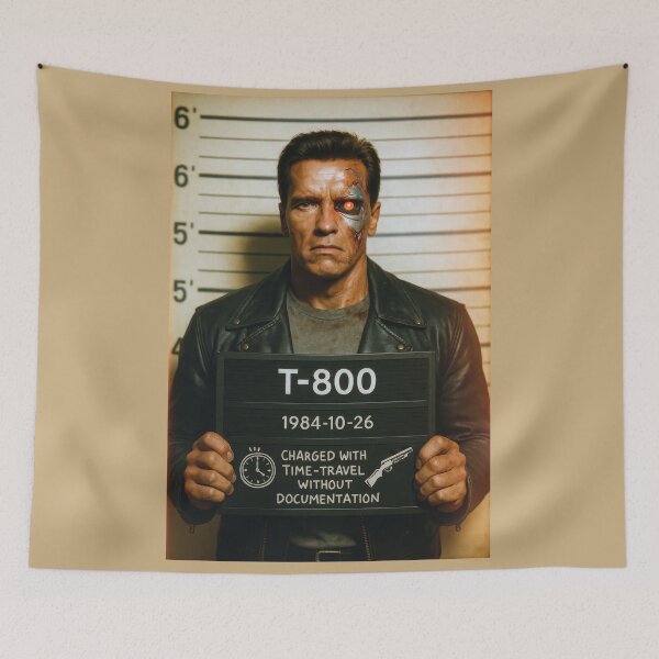 Item preview, T-800 Mugshot designed and sold by GorArt1.