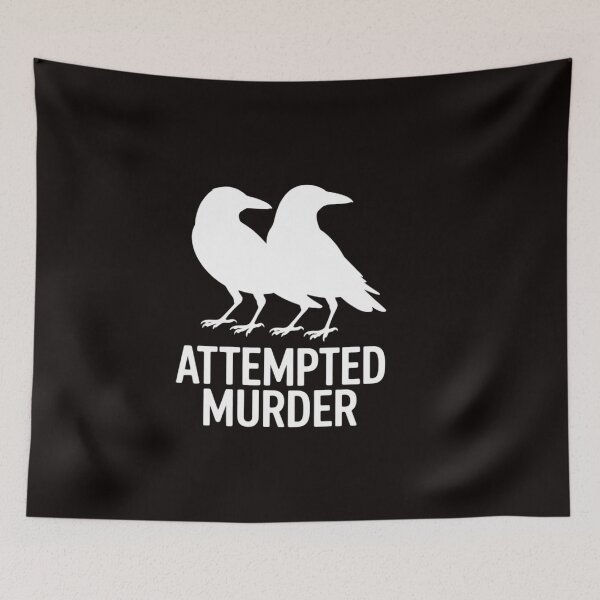 Item preview, Ornithology Bird Crow Attempted Murder designed and sold by ControlCenter.