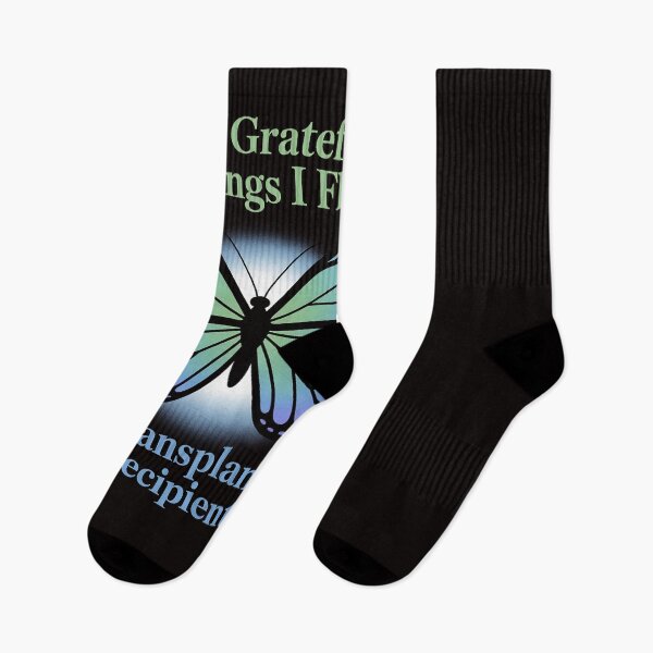 Item preview, On Grateful Wings I Fly and Butterfly a Transplant Recipient designed and sold by ControlCenter.