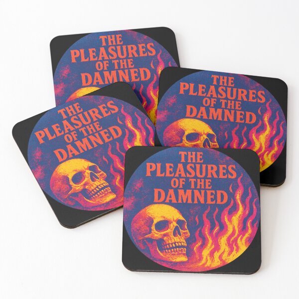 Item preview, The Pleasures of the Damned | Bukowski Skull & Fire designed and sold by Jennifer Chiera.