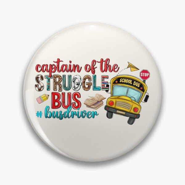 Item preview, Captain of the Struggle Bus Apparel & Home Decor – Funny Bus Driver Gift designed and sold by Compass and a Camera.