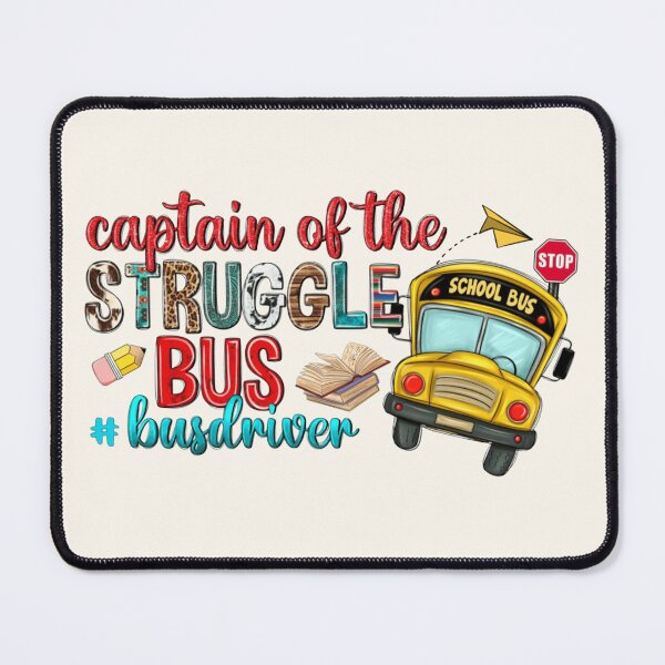 Item preview, Captain of the Struggle Bus Apparel & Home Decor – Funny Bus Driver Gift designed and sold by Compass and a Camera.