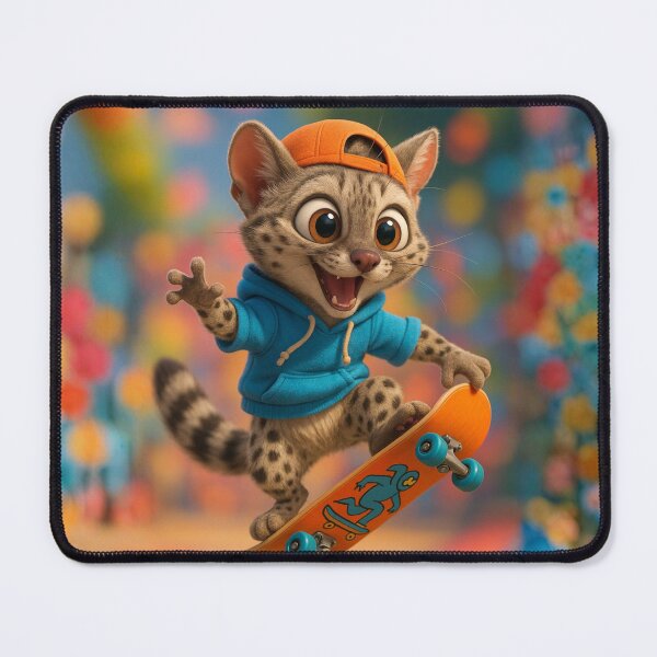 Item preview, Skater Genet Weasel designed and sold by Sillytoe.