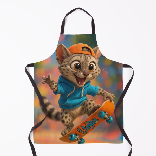 Item preview, Skater Genet Weasel designed and sold by Sillytoe.