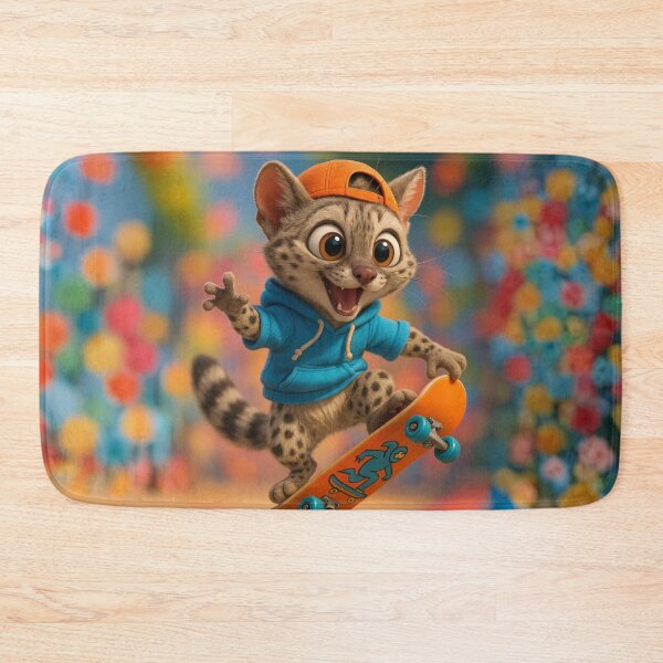 Item preview, Skater Genet Weasel designed and sold by Sillytoe.
