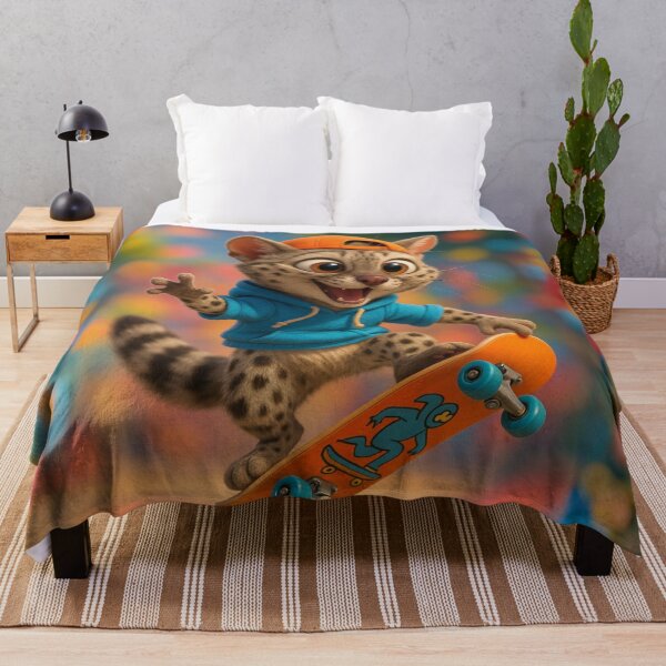 Item preview, Skater Genet Weasel designed and sold by Sillytoe.