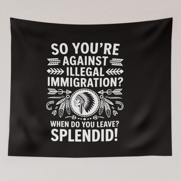 Item preview, Native American Immigration Indigenous Indian Pride designed and sold by ControlCenter.