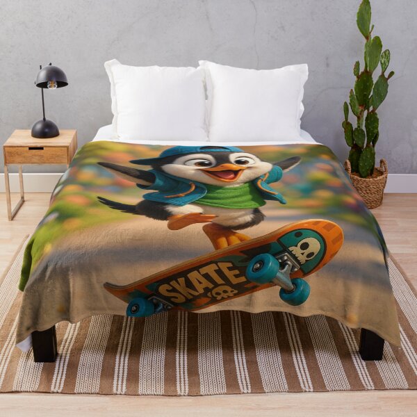Item preview, Skater Gentoo Penguin designed and sold by Sillytoe.