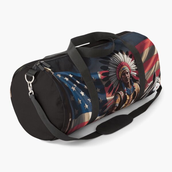 Item preview, Native American Day Flag Indian Riding Horse 4th of July designed and sold by ControlCenter.