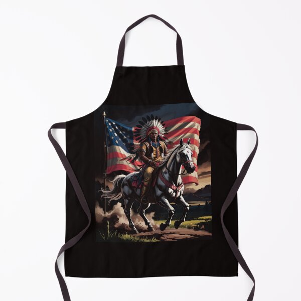 Item preview, Native American Day Flag Indian Riding Horse 4th of July designed and sold by ControlCenter.