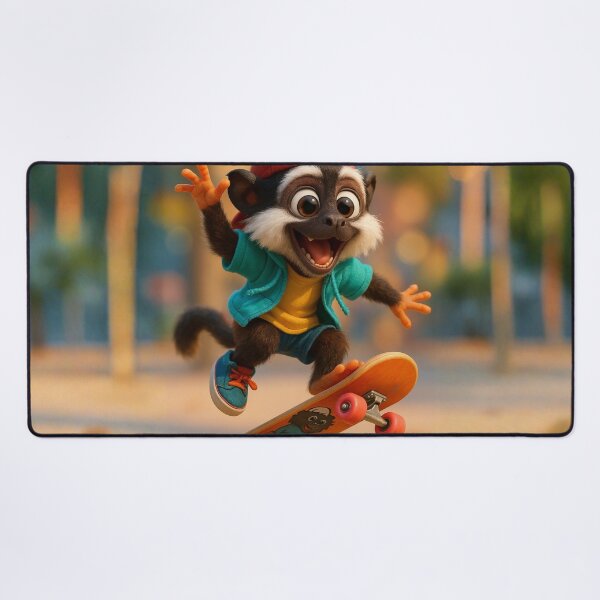 Item preview, Skater Geoffroys Tamarin designed and sold by Sillytoe.