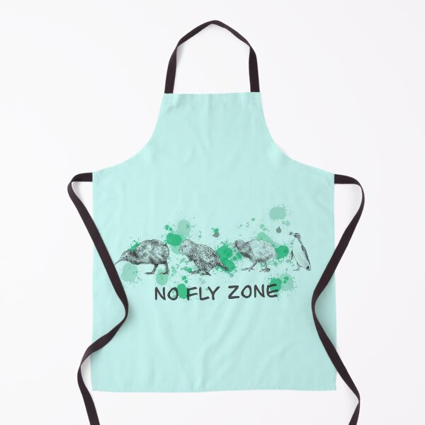 Item preview, NZ No fly zone green designed and sold by Mayakiwi.