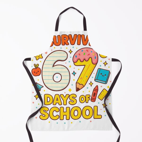 Item preview, I Survived 67 Days of School Funny Teacher Student Meme designed and sold by SONBAN.
