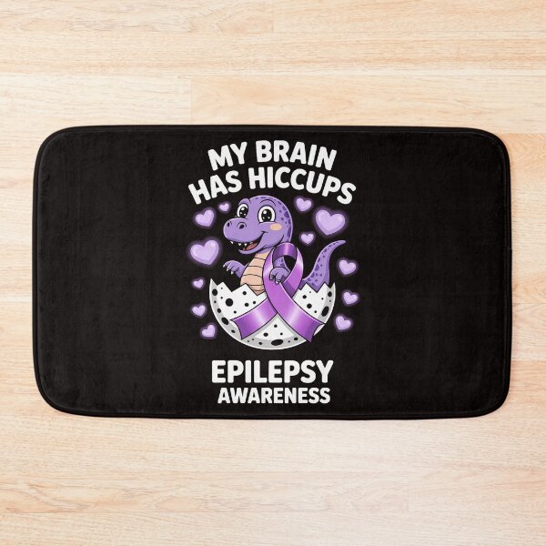 Item preview, My Brain Has Hiccups Purple Ribbon Epilepsy Awareness designed and sold by ControlCenter.